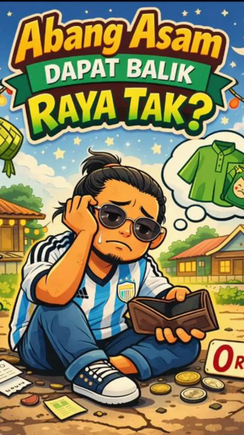 Nak raya dah ni, agak-agak Abang Asam dapat kumpul duit balik raya tak? Kat mana agaknya Abang Asam nak dapt duit lebih? Bagaimana caranya? Ikuti sketsa mini #AbangAsamDapatBalikRayaTak di tiktok #bolehje #bolehbos #gigje #BolehJeApp